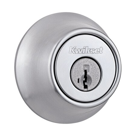 Kwikset Kwikset Chrome Metal Deadbolt 96600-576